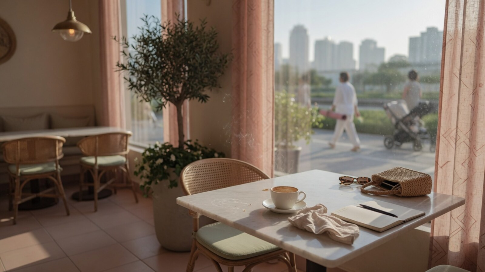 Quiet cafe morning for weekend rhythm without burnout